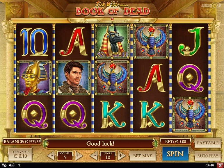 Book of Dead at Grand Mondial Casino